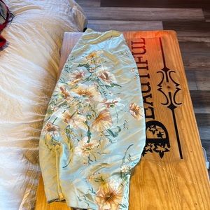 Cute two set skirt with silk tank top